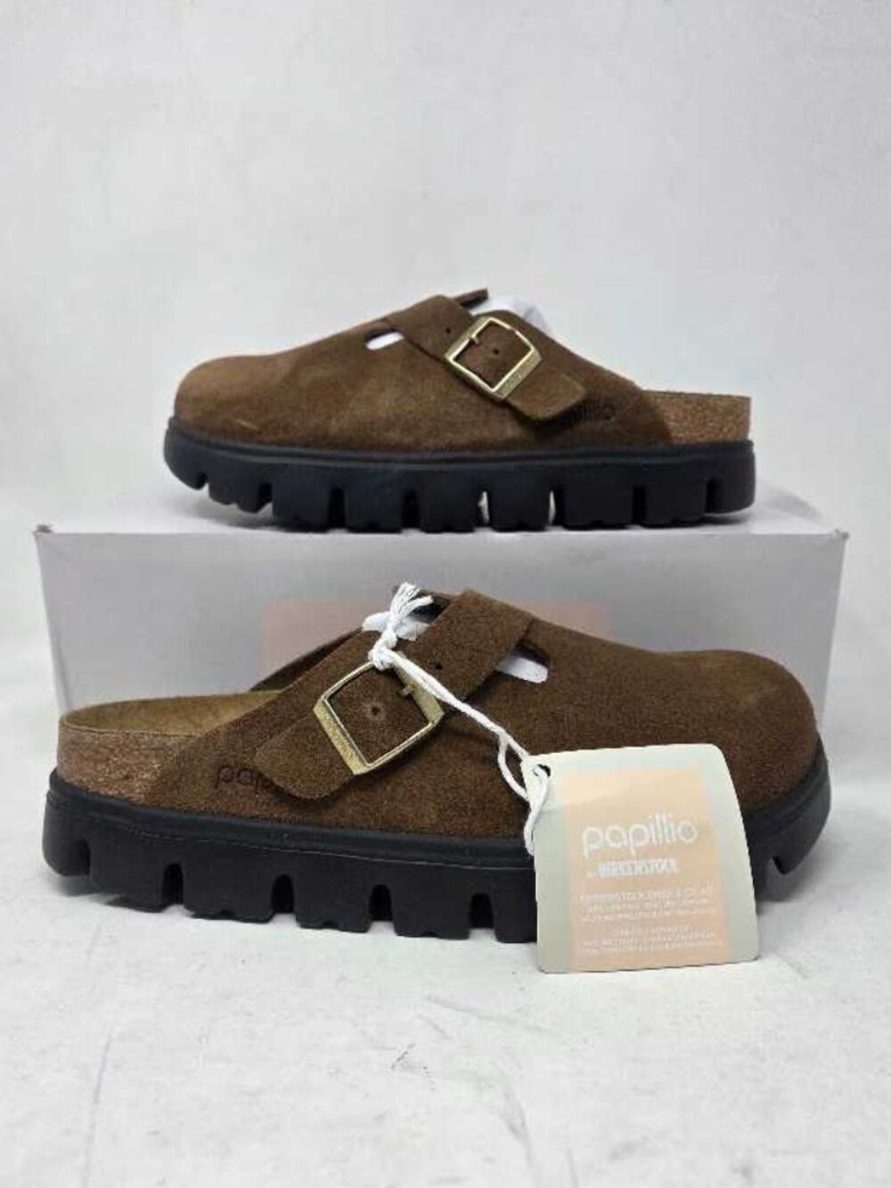 New 37 (US 6) Papillio x Birkenstock (from Anthropologie) Boston Chunky clogs